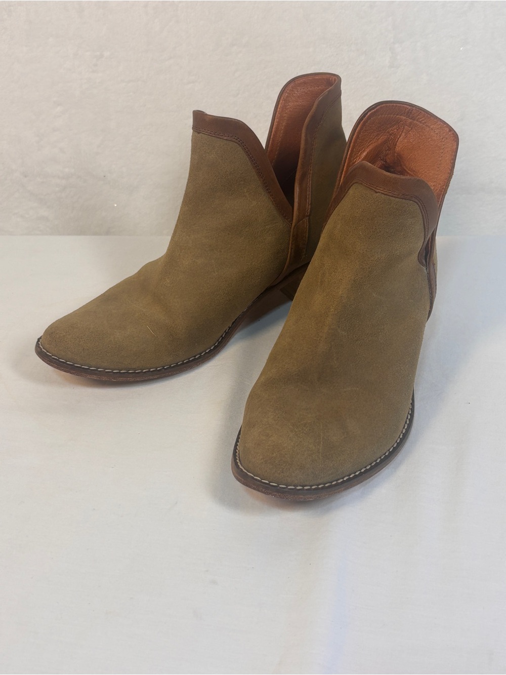 Wolverine Delaney Olive Suede Ankle Bootie Boots Size 9